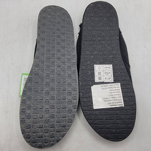 Sanuk Donna Daily Womens 7 Black Slip On Loafer Shoes Casual Walking Comfort - Picture 10 of 15